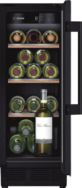 Vinoteca integrable con puerta de cristal — Serie 6
