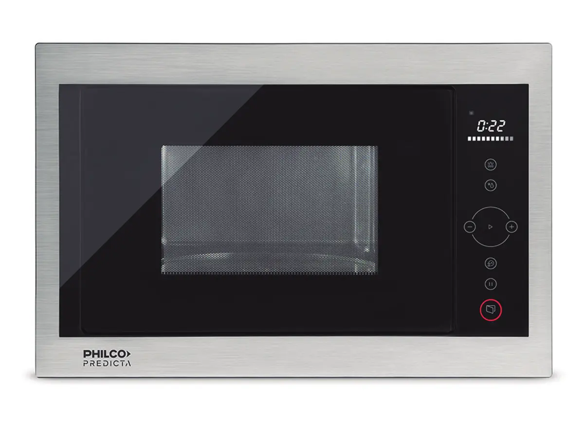 Microondas integrable con grill y pantalla táctil