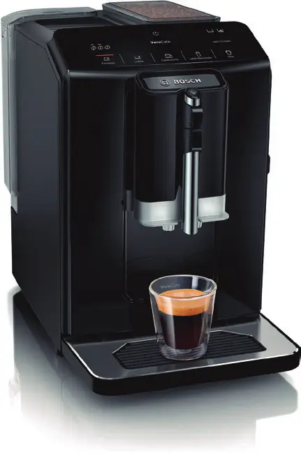Cafetera superautomática VeroCafe negra — Serie 2
